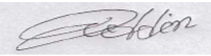 Imam Uddin, Signature
